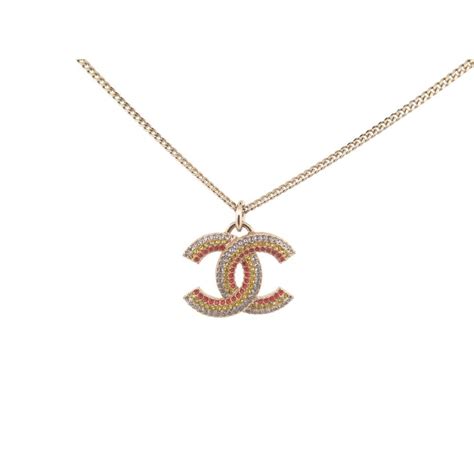 Collier Chanel Logo Cc 